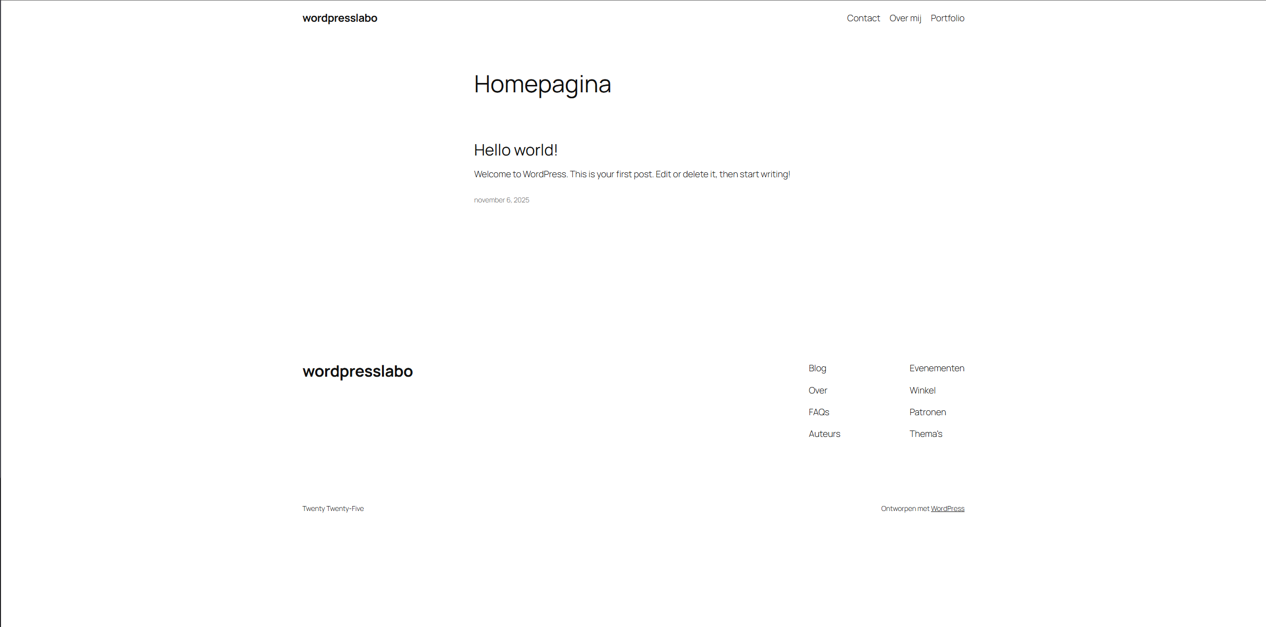 labowordpress screenshot